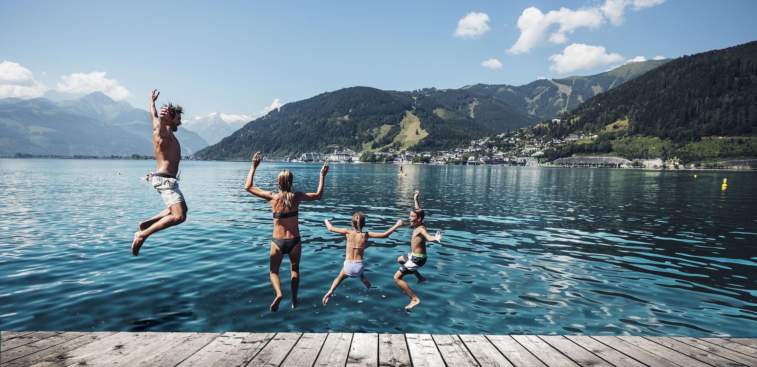 Swimming Fun at Lake Zell