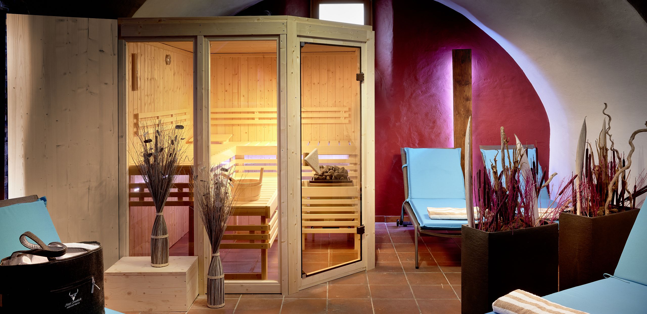 Sauna im Apartmenthaus