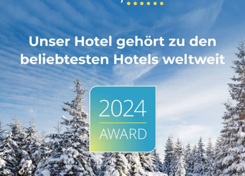 Auszeichnung als beliebtes Hotel 2024