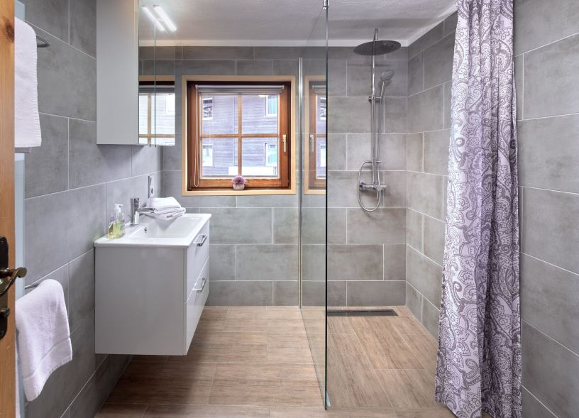 Badezimmer in den Apartmenteinheiten