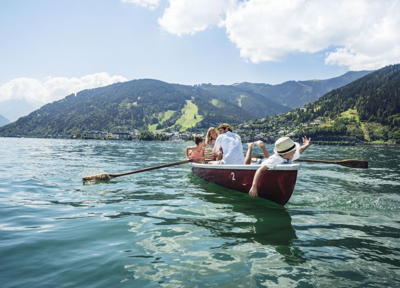 Badespaß am Zeller See