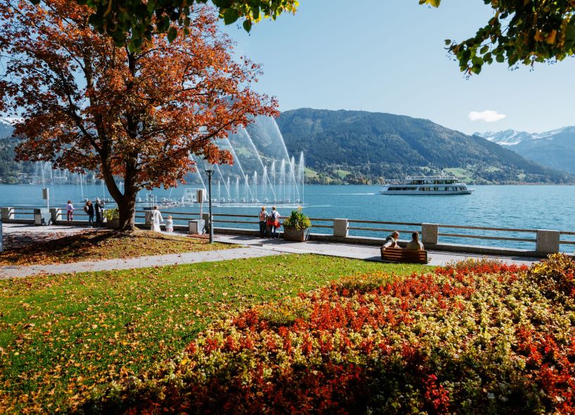 Der Zeller See im Herbst