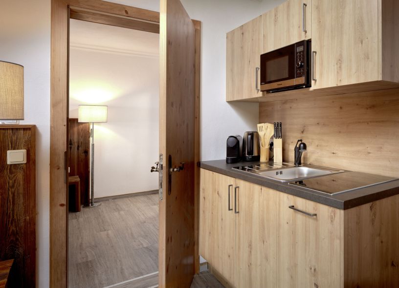 Küchenzeile in den Apartmenteinheiten