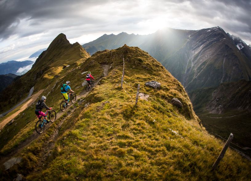 Mountainbiking am Kitzsteinhorn im Herbst