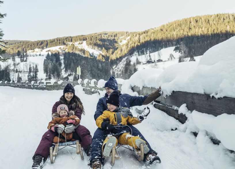 Rodelspaß für die ganze Familie in Zell am See-Kaprun
