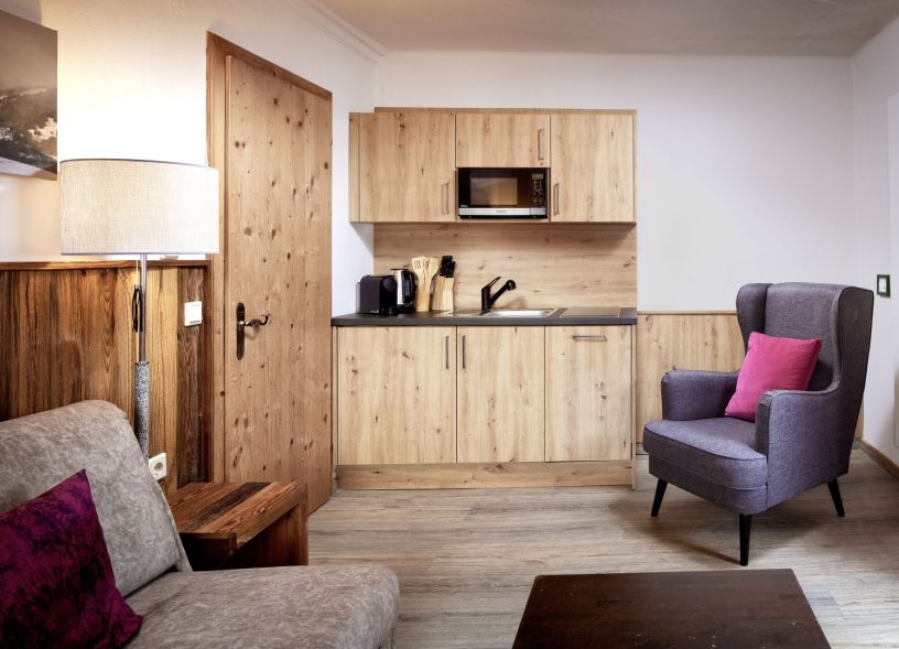 Küchenzeile in den Apartmenteinheiten