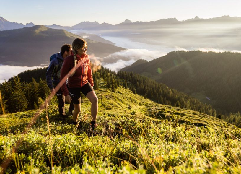 Wanderung auf der Schmittenhöhe im Herbst