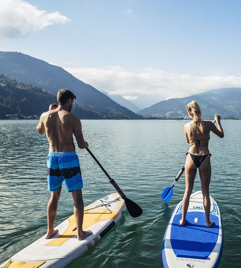 Stand Up Paddling am Zeller See