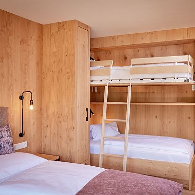 Familienzimmer im Hotel Sonnblick in Kaprun