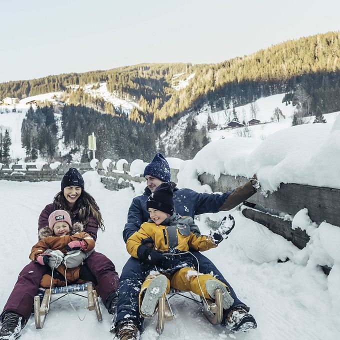 Rodelspaß für die ganze Familie in Zell am See-Kaprun