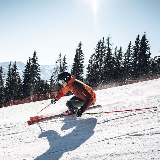 Skiing on Schmittenhöhe