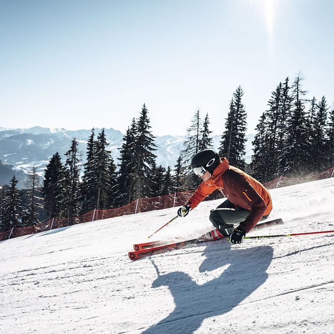 Skiing on Schmittenhöhe