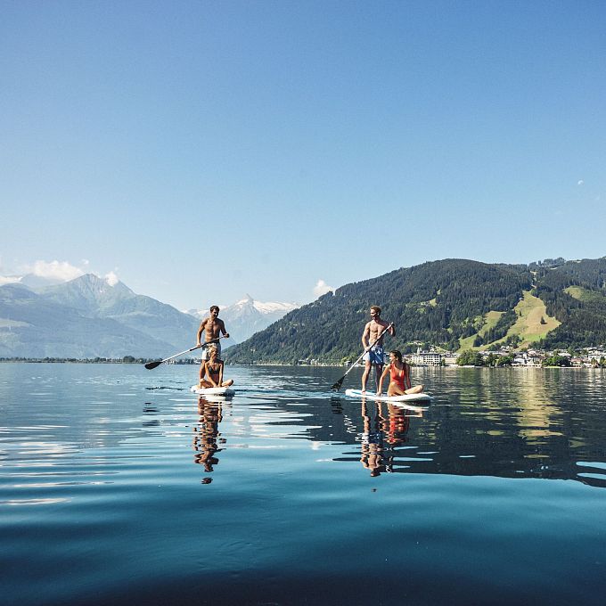 Stand Up Paddling am Zeller See