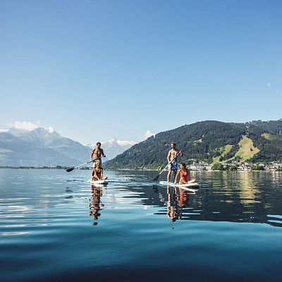 Stand Up Paddling at Lake Zell