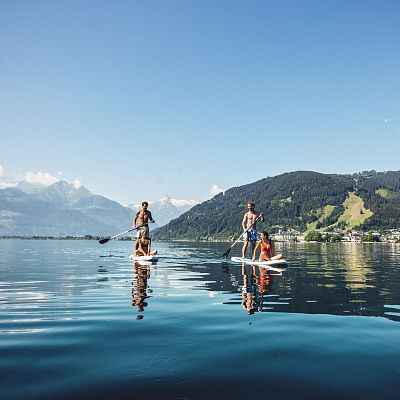 Stand Up Paddling at Lake Zell
