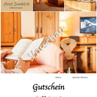 Gutschein_Hotel Sonnblick_I_ENTSPANNUNG